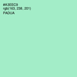 #A3EEC9 - Padua Color Image