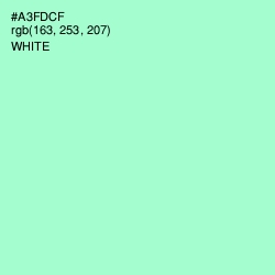 #A3FDCF - Magic Mint Color Image