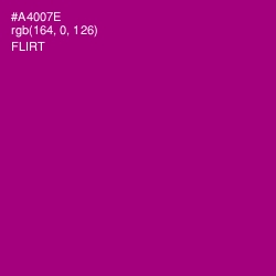 #A4007E - Flirt Color Image