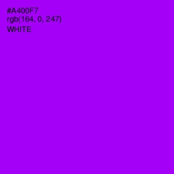 #A400F7 - Electric Violet Color Image