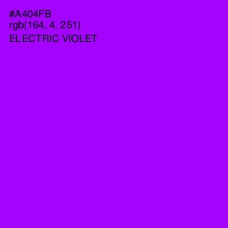 #A404FB - Electric Violet Color Image