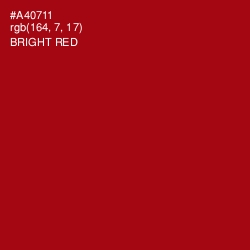 #A40711 - Bright Red Color Image