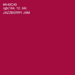 #A40C40 - Jazzberry Jam Color Image