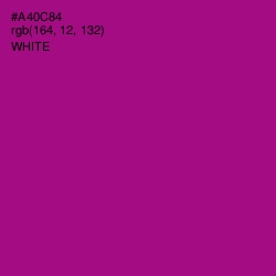 #A40C84 - Violet Eggplant Color Image