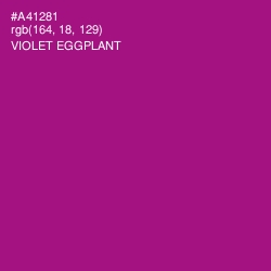 #A41281 - Violet Eggplant Color Image