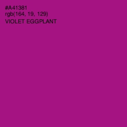 #A41381 - Violet Eggplant Color Image