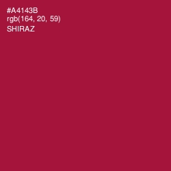 #A4143B - Shiraz Color Image