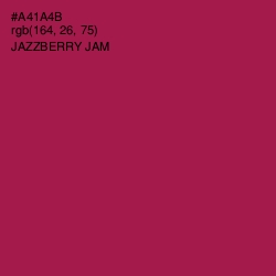 #A41A4B - Jazzberry Jam Color Image