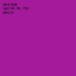 #A41A9B - Violet Eggplant Color Image