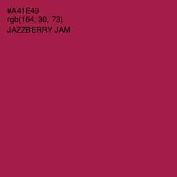 #A41E49 - Jazzberry Jam Color Image