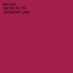 #A41E4C - Jazzberry Jam Color Image