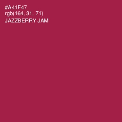 #A41F47 - Jazzberry Jam Color Image