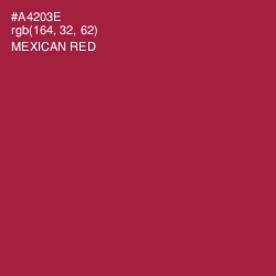 #A4203E - Mexican Red Color Image