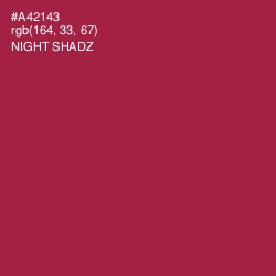 #A42143 - Night Shadz Color Image
