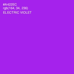 #A422EC - Electric Violet Color Image