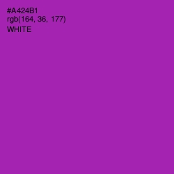 #A424B1 - Violet Eggplant Color Image