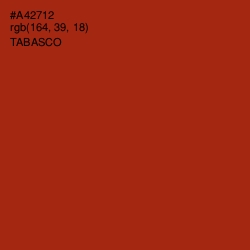 #A42712 - Tabasco Color Image