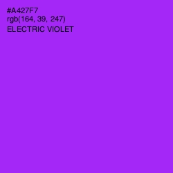 #A427F7 - Electric Violet Color Image