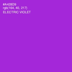 #A428D9 - Electric Violet Color Image