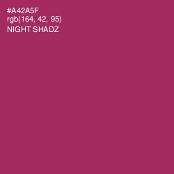 #A42A5F - Night Shadz Color Image