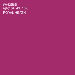 #A42B6B - Royal Heath Color Image