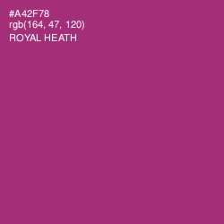 #A42F78 - Royal Heath Color Image