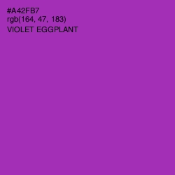 #A42FB7 - Violet Eggplant Color Image