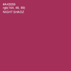 #A43059 - Night Shadz Color Image