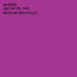 #A43590 - Medium Red Violet Color Image