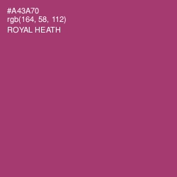 #A43A70 - Royal Heath Color Image