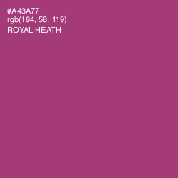 #A43A77 - Royal Heath Color Image