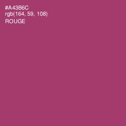 #A43B6C - Rouge Color Image