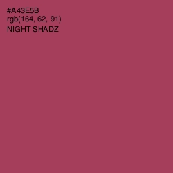 #A43E5B - Night Shadz Color Image