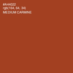 #A44022 - Medium Carmine Color Image