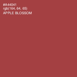 #A44041 - Apple Blossom Color Image