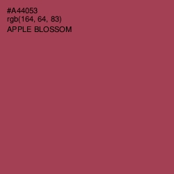 #A44053 - Apple Blossom Color Image