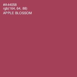 #A44058 - Apple Blossom Color Image