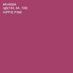 #A4406A - Hippie Pink Color Image