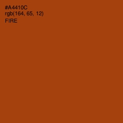 #A4410C - Fire Color Image