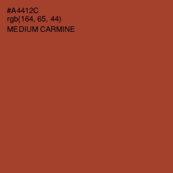 #A4412C - Medium Carmine Color Image