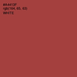 #A4413F - Medium Carmine Color Image