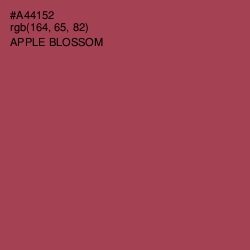 #A44152 - Apple Blossom Color Image