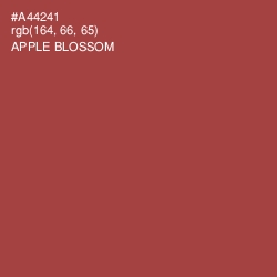 #A44241 - Apple Blossom Color Image