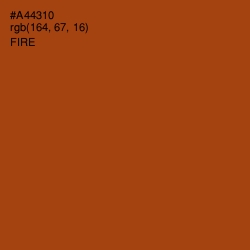 #A44310 - Fire Color Image