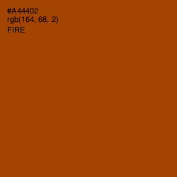 #A44402 - Fire Color Image