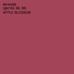 #A44458 - Apple Blossom Color Image