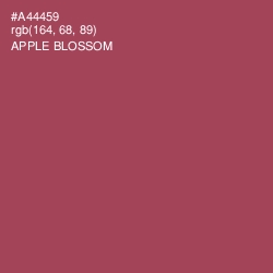 #A44459 - Apple Blossom Color Image