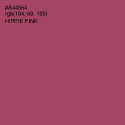 #A44564 - Hippie Pink Color Image