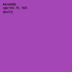 #A446B6 - Wisteria Color Image