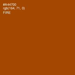 #A44700 - Fire Color Image